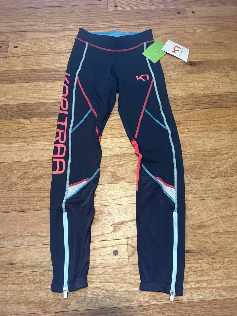 NEW Kari Traa Louise Tights Marin Blue Women's XS Running Leggings